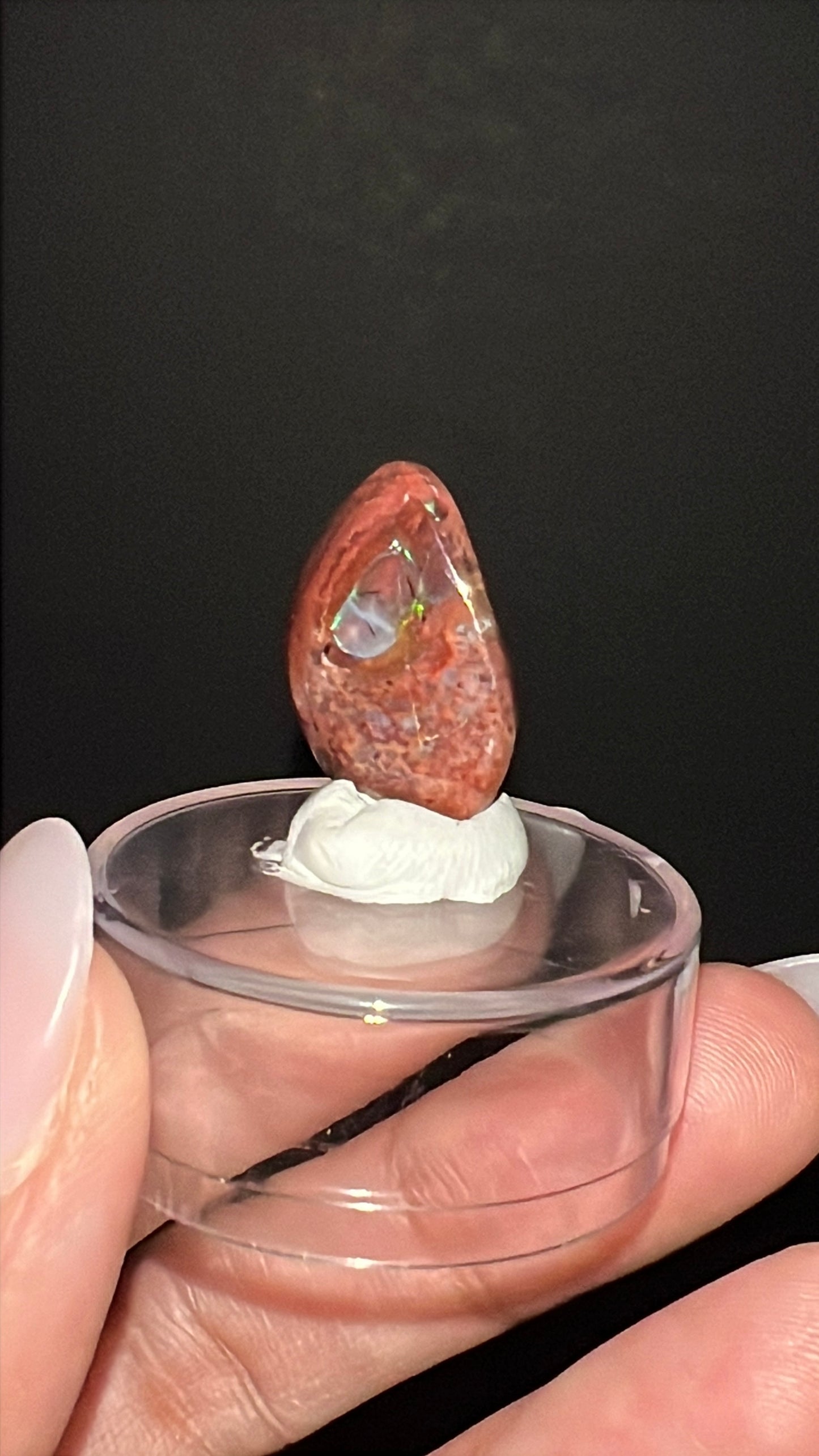 “Phantom Flame”Mexican Cantera Opal | 18.84 ct | Mexico