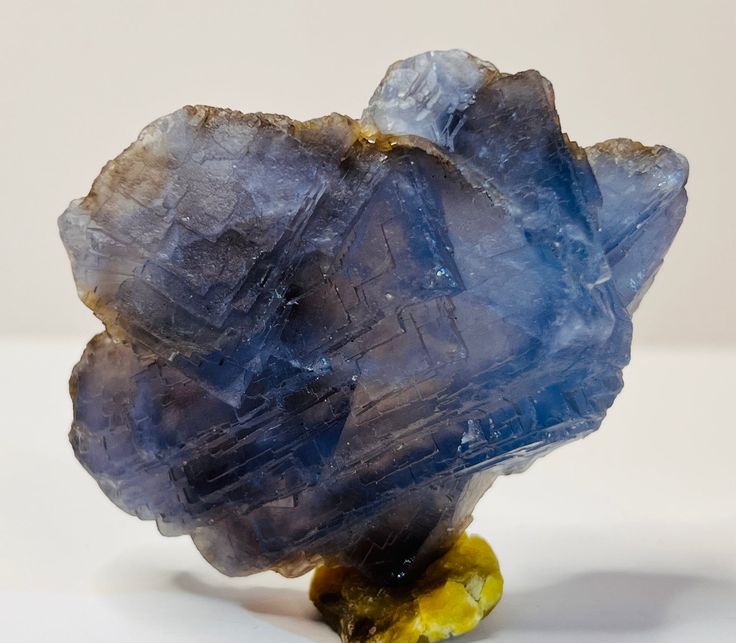 Blue Fluorite With Record Keepers