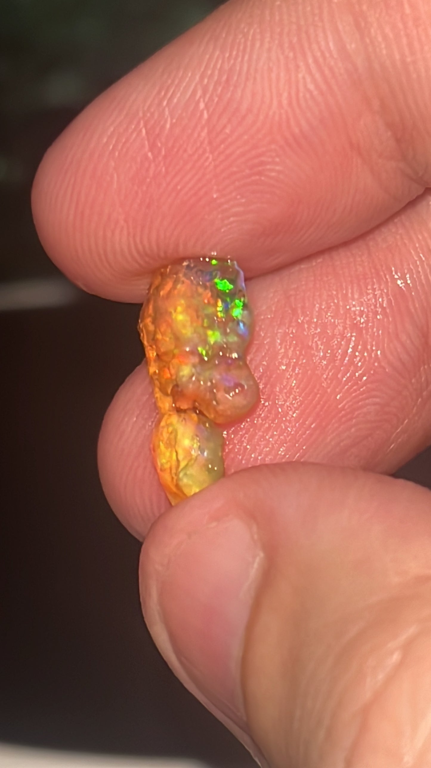 Rough Mexican Fire Opal