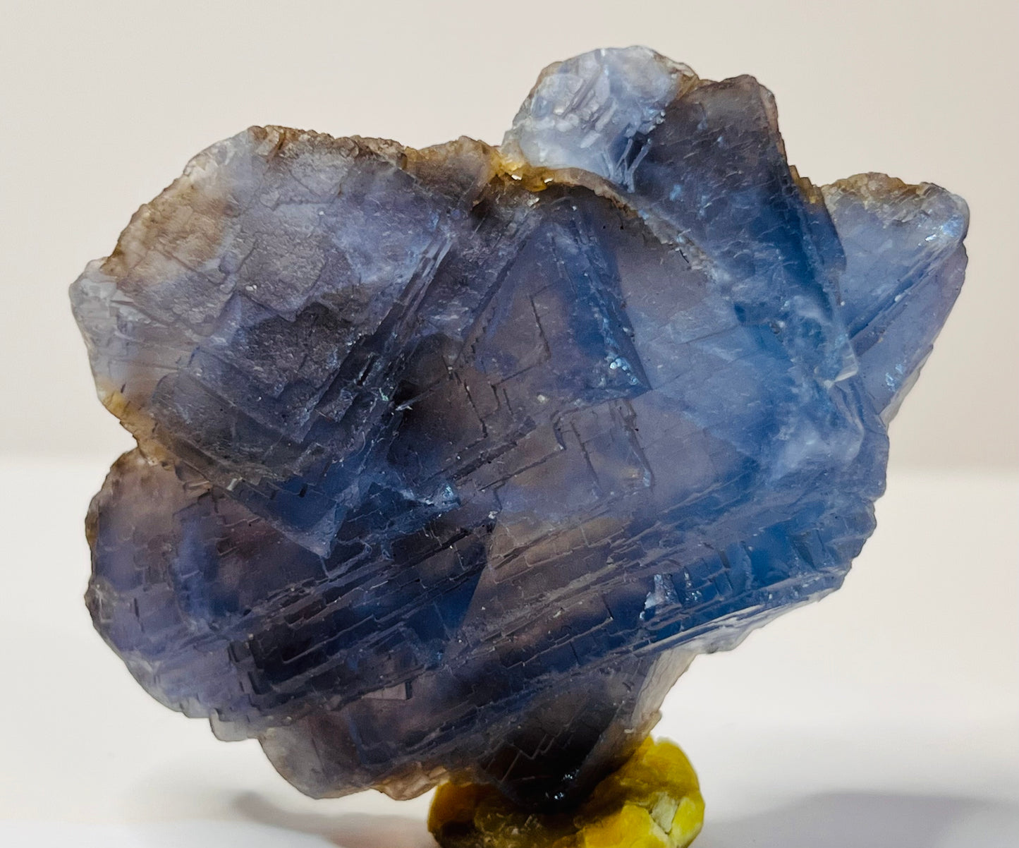 Blue Fluorite With Record Keepers