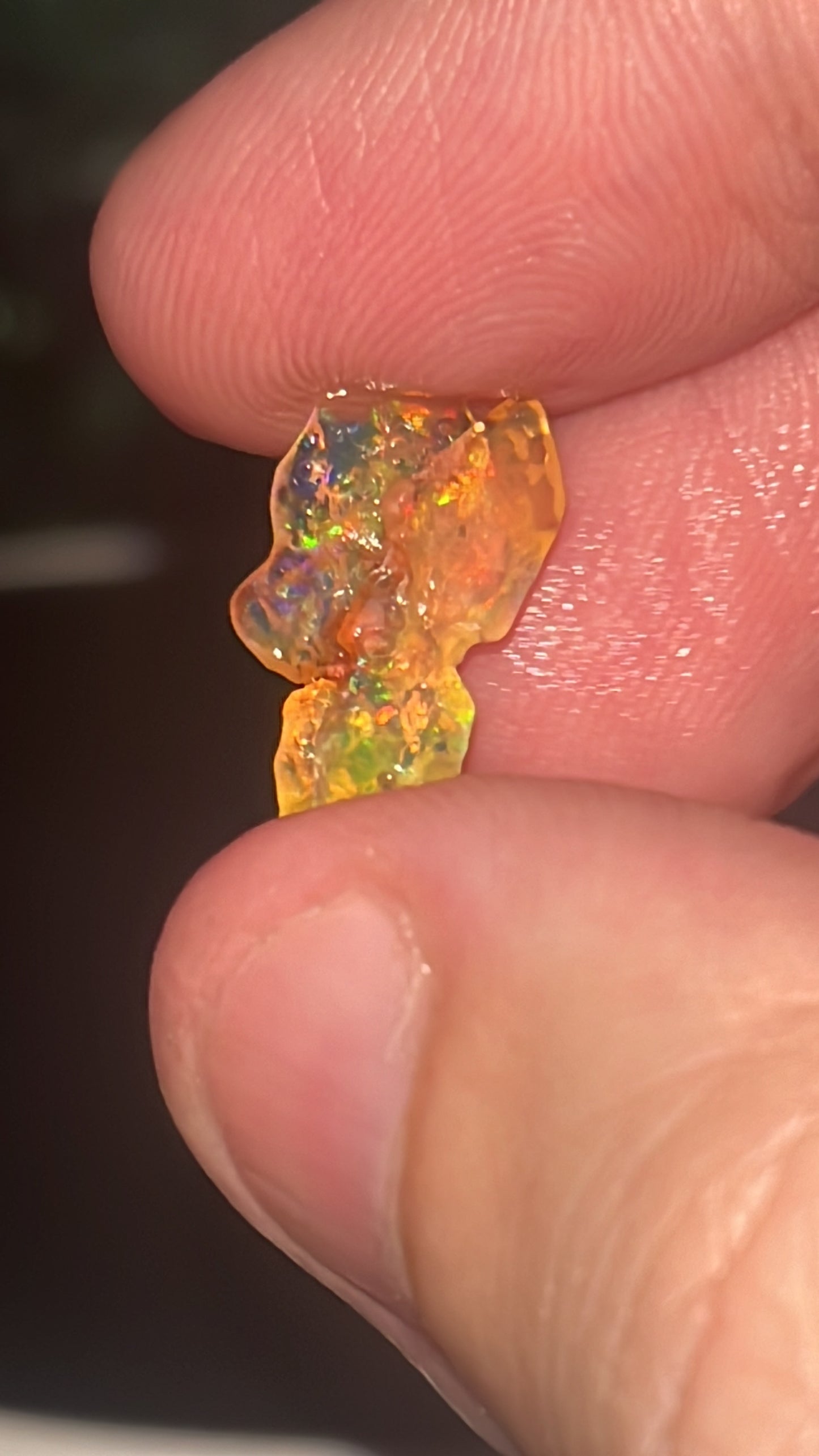 Rough Mexican Fire Opal