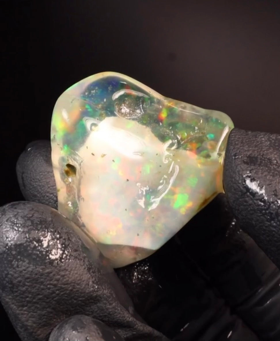 53.5 Ct Ethiopian Welo Hydrophane "Phantom" Water Opal.