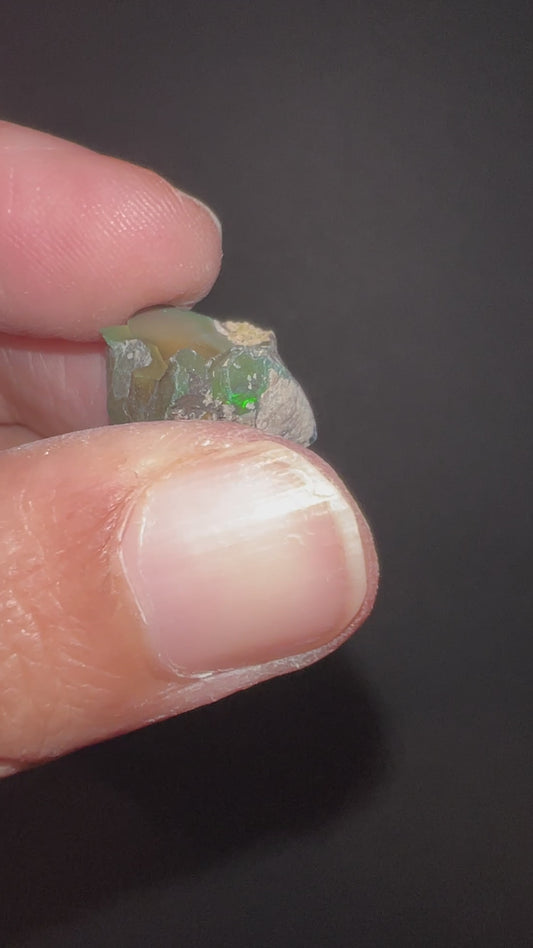 Black Ethiopian Welo Opal