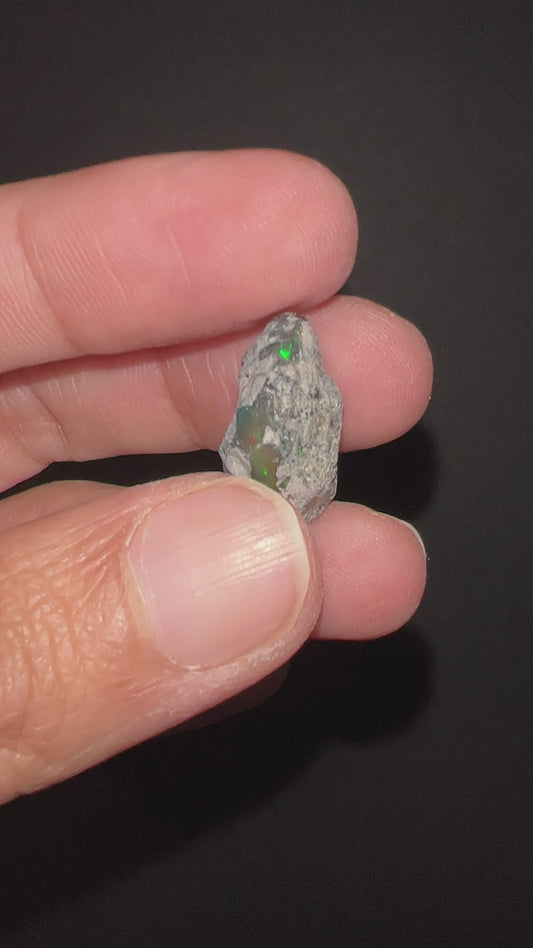 Black Ethiopian Welo Opal