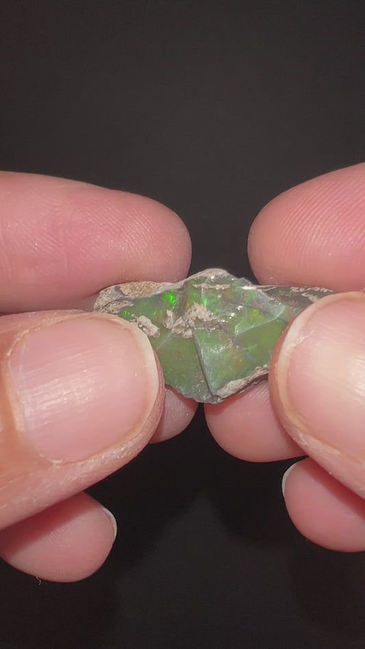 Black Ethiopian Welo Opal